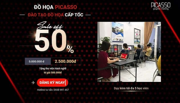 khóa học đồ họa picasso
